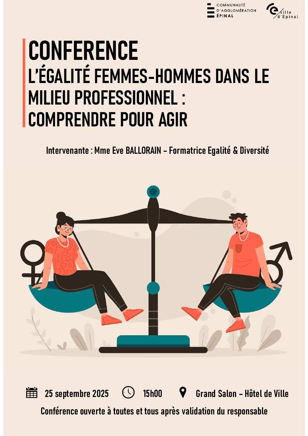 Semaine Égalité & Mixité – 22 au 26 septembre 2025