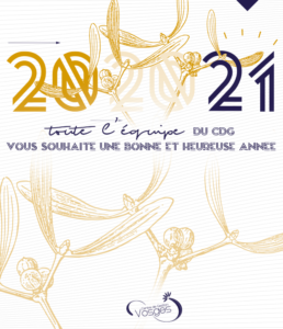 Meilleurs vœux pour 2021 ! Modification des horaires d'accueil